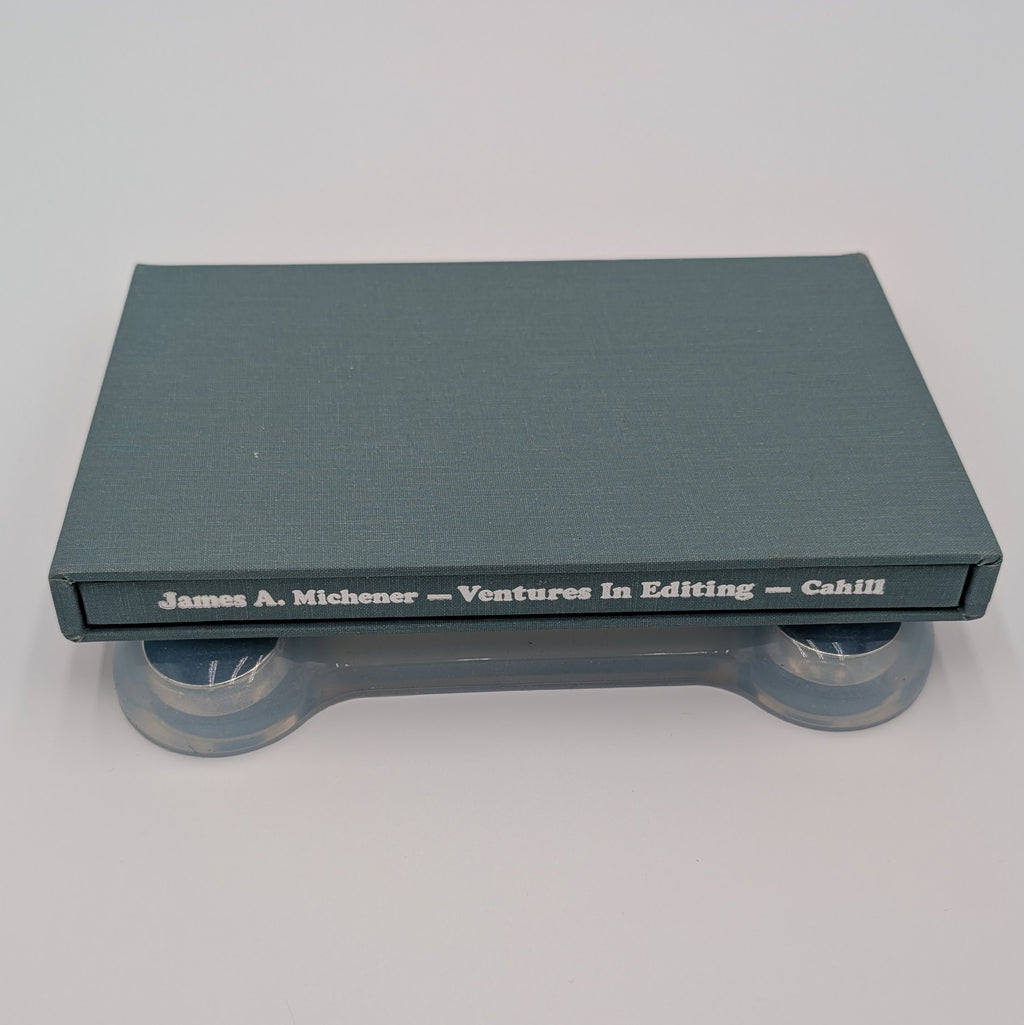 Ventures In Editing by James A. Michener – Signed Limited First Edition (#2 of 274) with PSA/DNA COA, in Slipcase (1995)