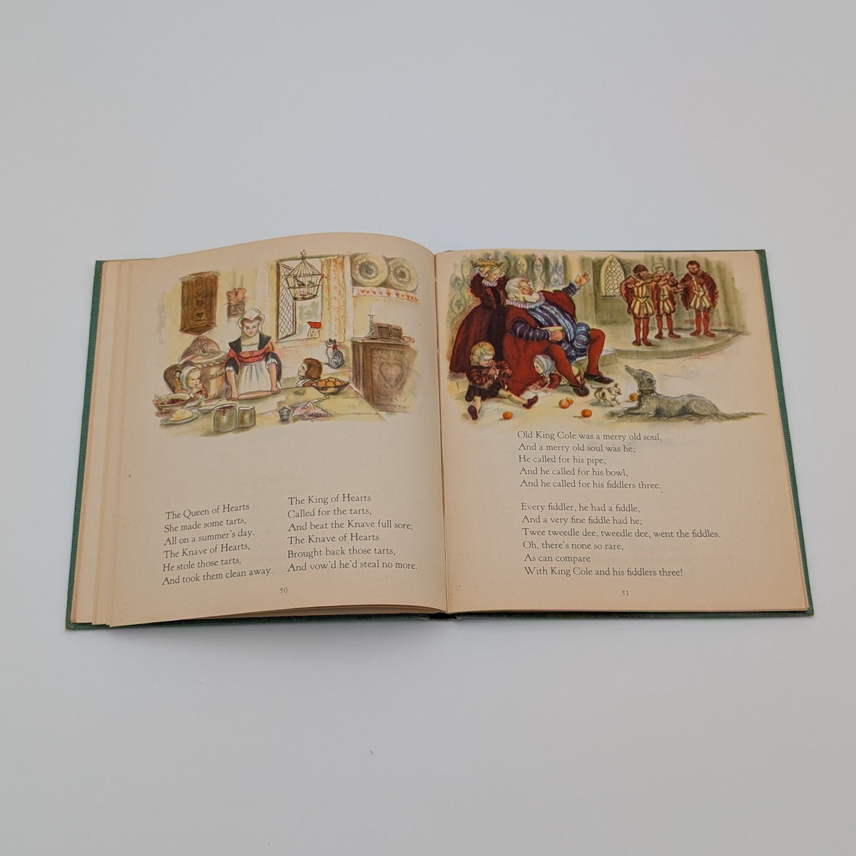 Mother Goose: Seventy-seven Verses with Pictures by Tasha Tudor – Oxford University Press 1944 (Fourth Printing, January 1945) – Caldecott Honor Book