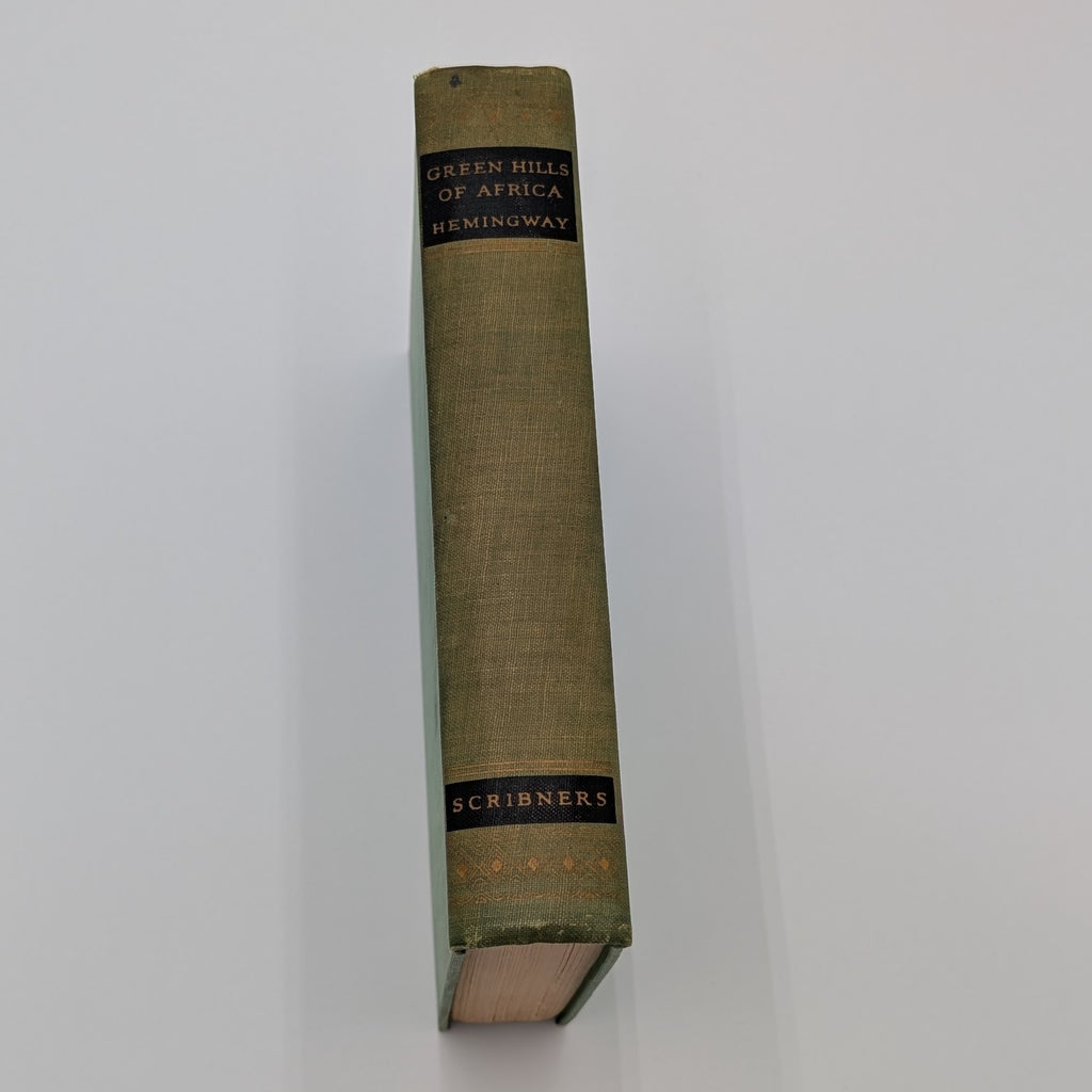 Green Hills of Africa by Ernest Hemingway (1935) – First Edition, Later Printing – Scribner’s – No Dust Jacket