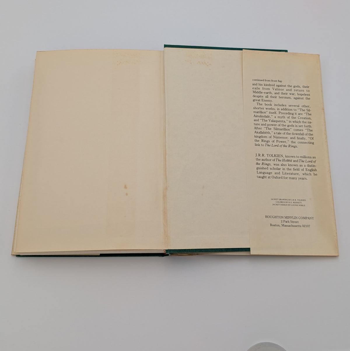 J.R.R. Tolkien, The Silmarillion, Edited by Christopher Tolkien, 1977
