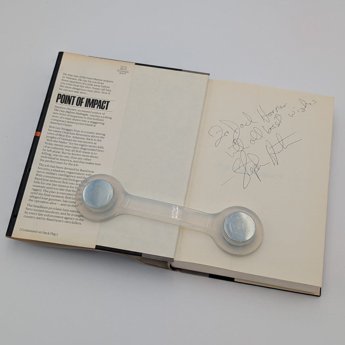 Point of Impact — Stephen Hunter — Signed First Edition / First Printing (1993)