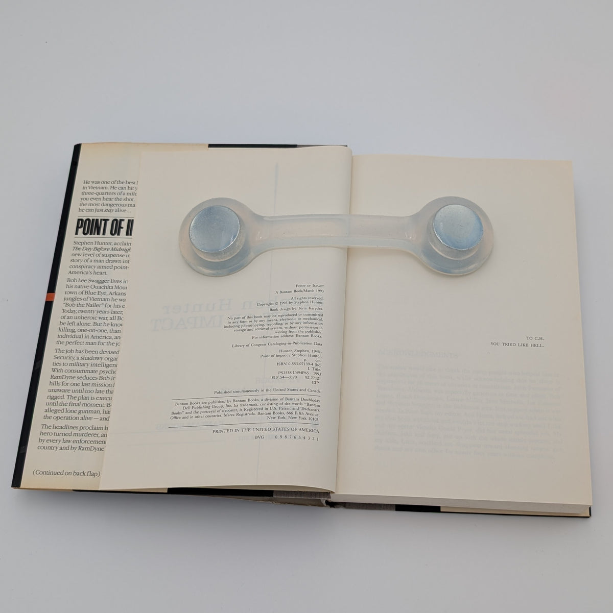 Point of Impact — Stephen Hunter — Signed First Edition / First Printing (1993)