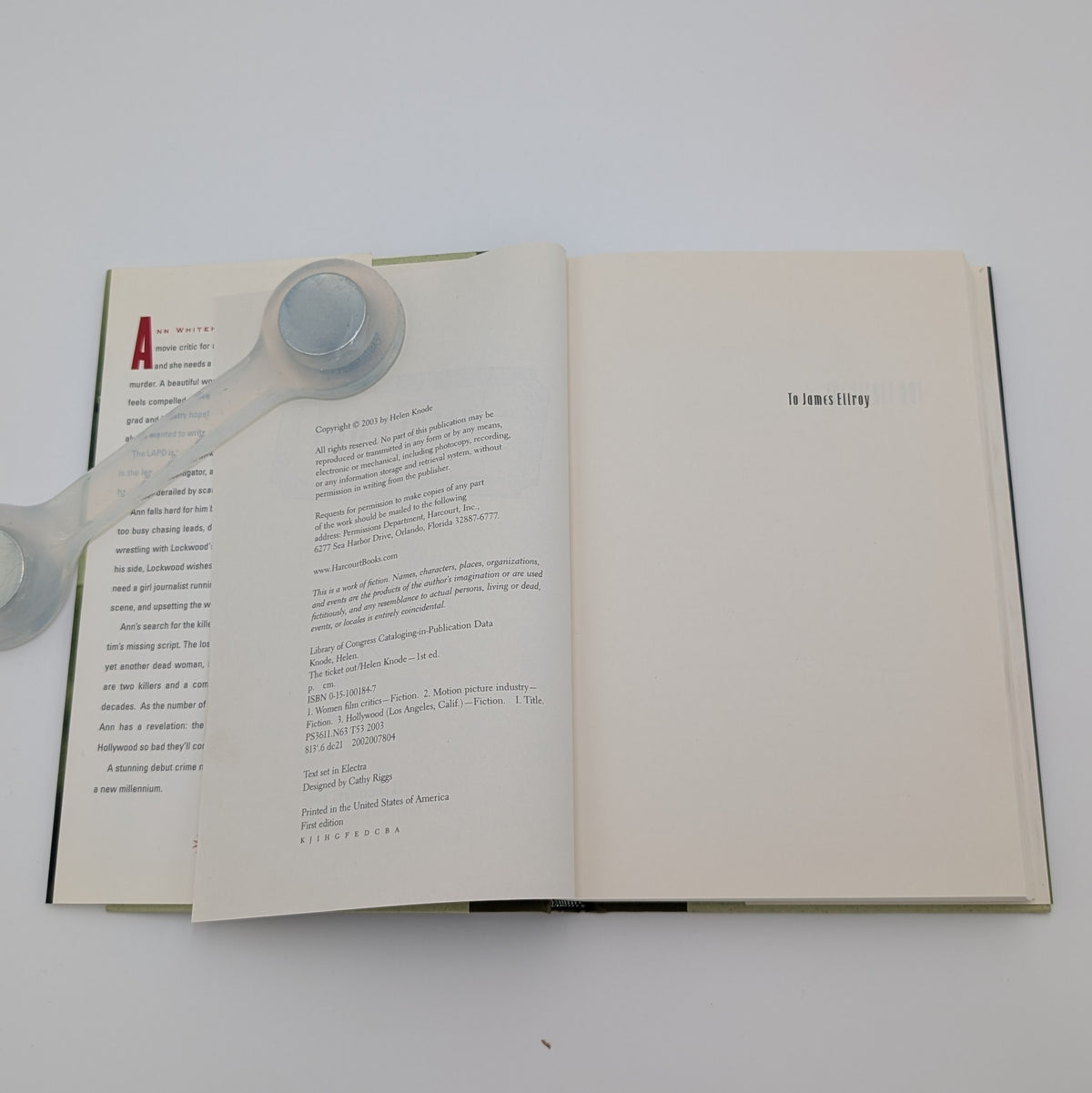 The Ticket Out — Helen Knode — Signed First Edition