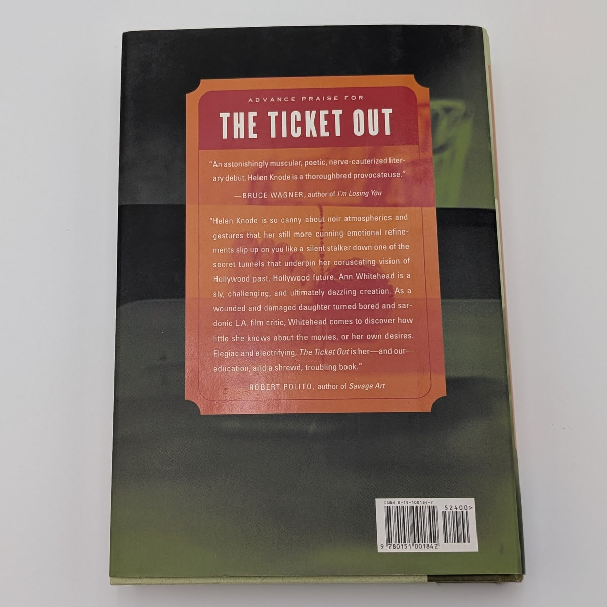 The Ticket Out — Helen Knode — Signed First Edition