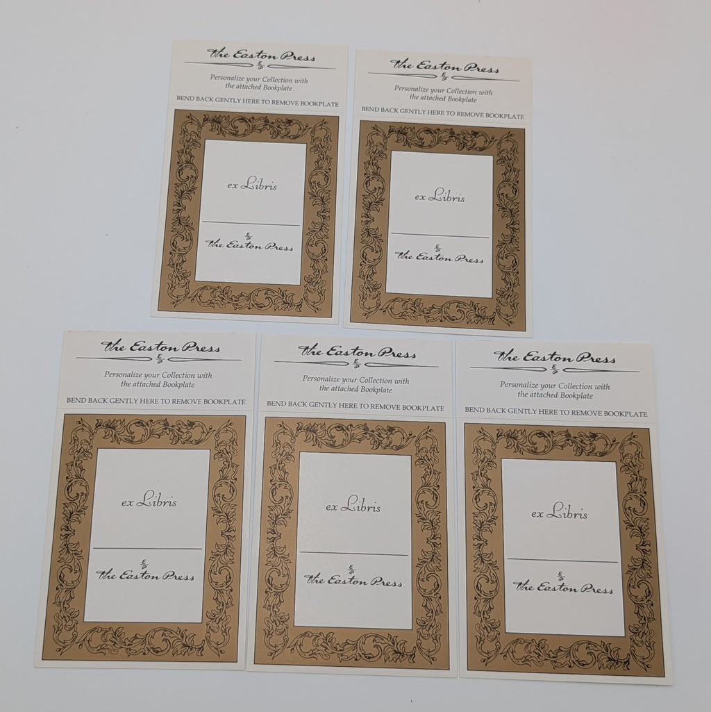Anne Rice Vampire Chronicles Signed 5-Vol Set | Easton Press | Full Leather | 22K Gilt