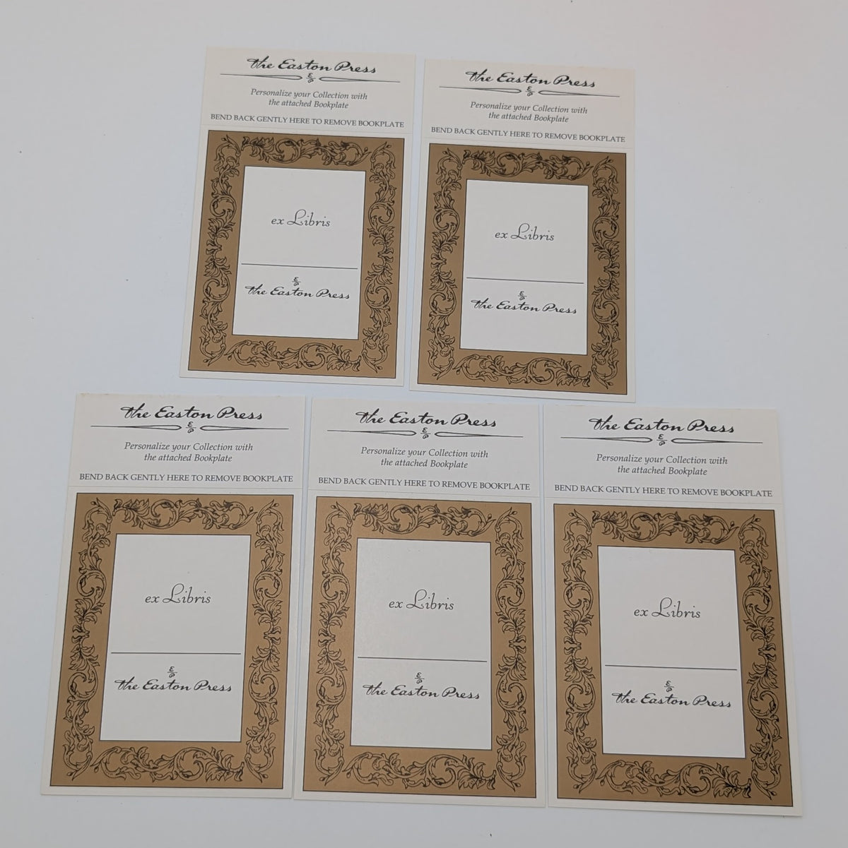 Anne Rice Vampire Chronicles Signed 5-Vol Set | Easton Press | Full Leather | 22K Gilt