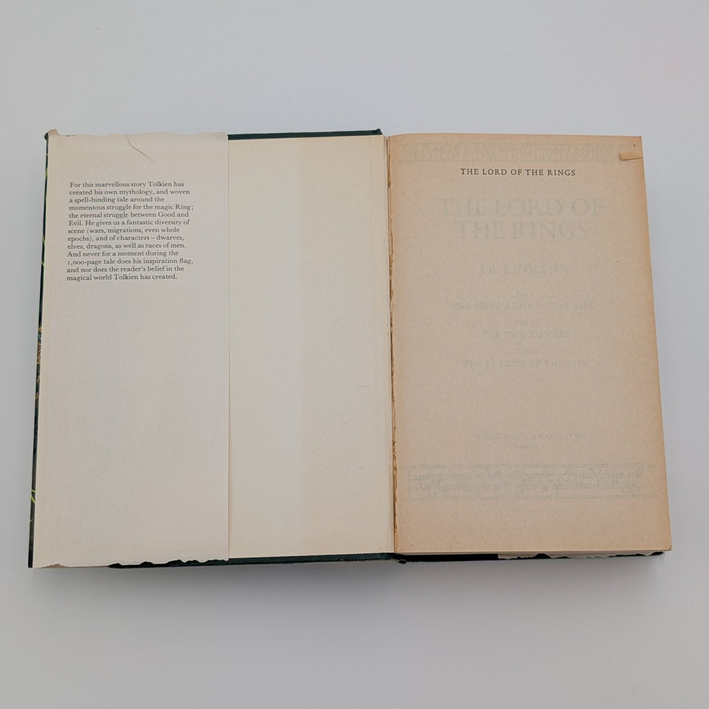 The Lord of the Rings — J.R.R. Tolkien — 1978 Book Club Associates — Pauline Baynes Dust Jacket — One‑Volume Edition — Printed in Great Britain