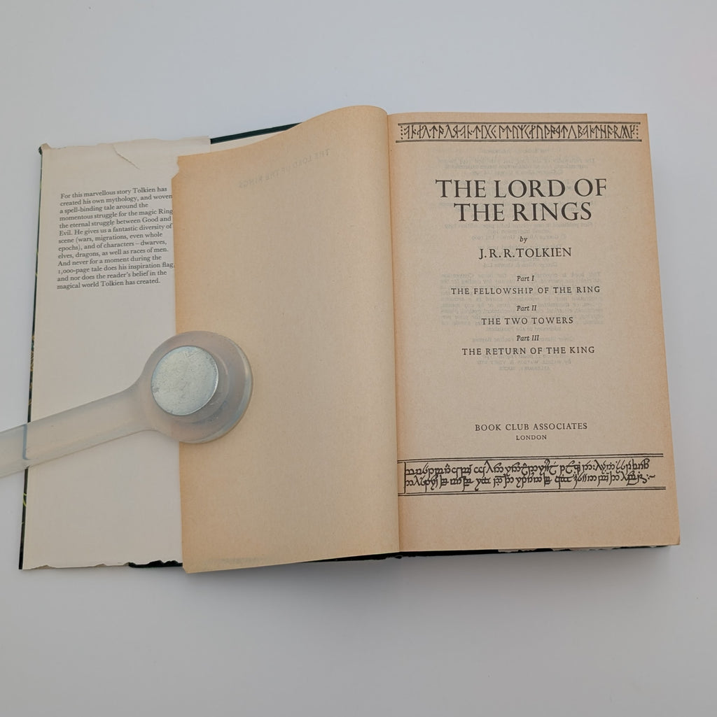 The Lord of the Rings — J.R.R. Tolkien — 1978 Book Club Associates — Pauline Baynes Dust Jacket — One‑Volume Edition — Printed in Great Britain