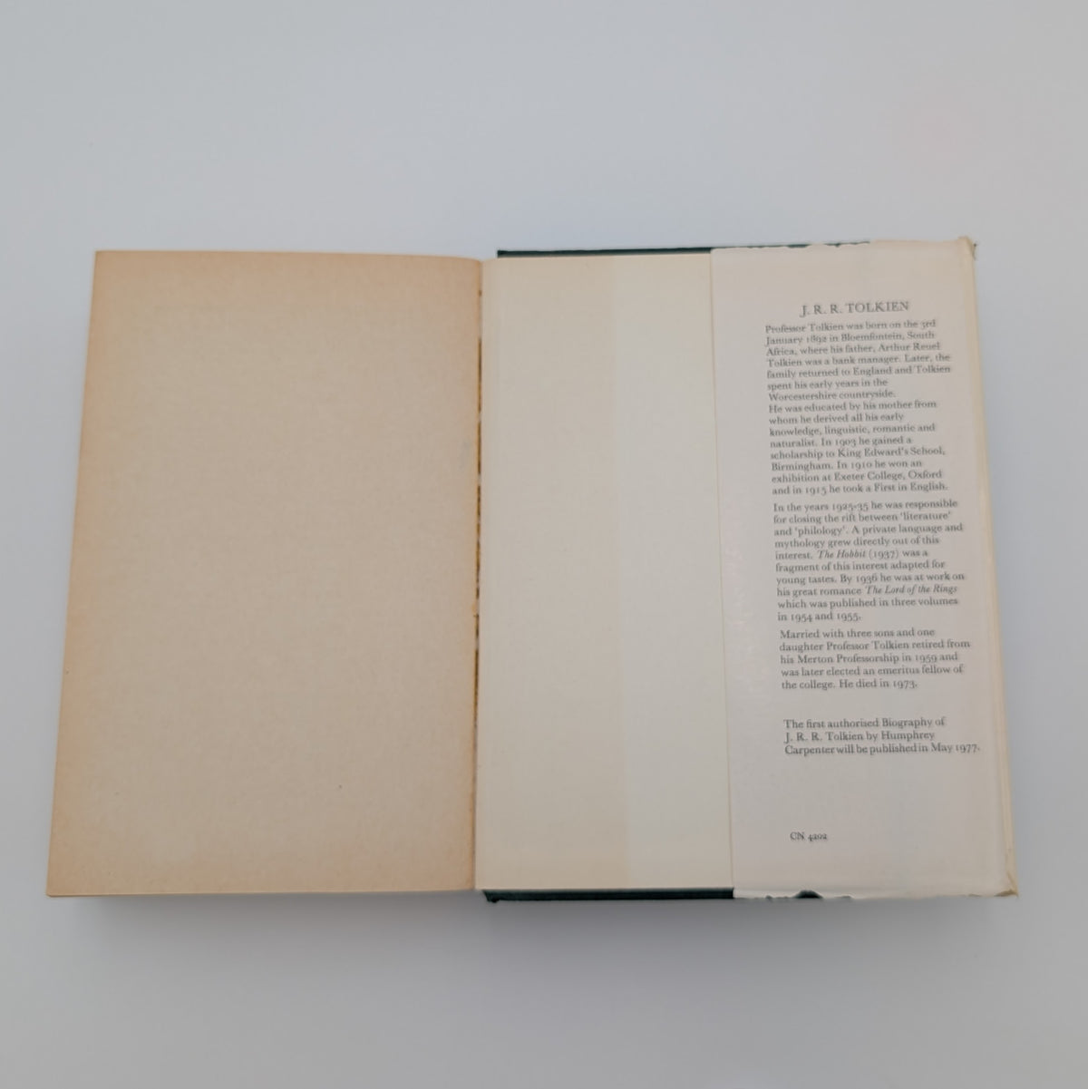 The Lord of the Rings — J.R.R. Tolkien — 1978 Book Club Associates — Pauline Baynes Dust Jacket — One‑Volume Edition — Printed in Great Britain