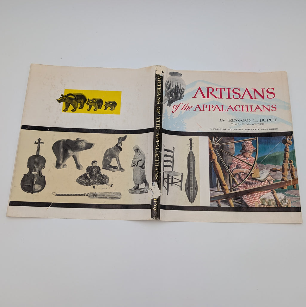 Artisans of the Appalachians (1967) DuPuy & Weaver — SIGNED by 10 Artisans — Brasstown/Cherokee/Berea — RARE