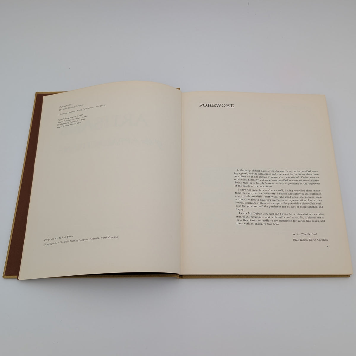 Artisans of the Appalachians (1967) DuPuy & Weaver — SIGNED by 10 Artisans — Brasstown/Cherokee/Berea — RARE