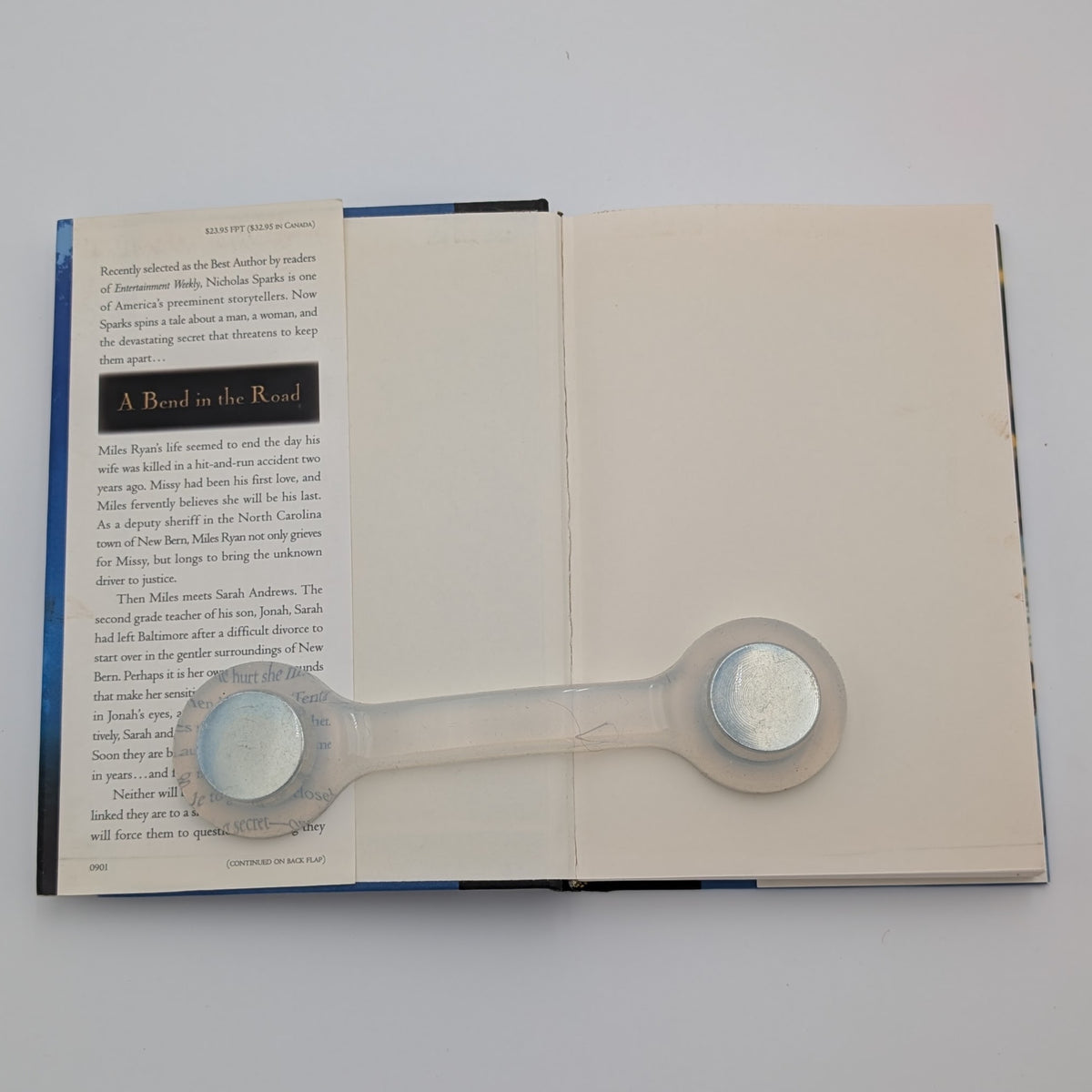 Nicholas Sparks – A Bend in the Road – SIGNED First Edition Hardcover (2001, Warner Books)