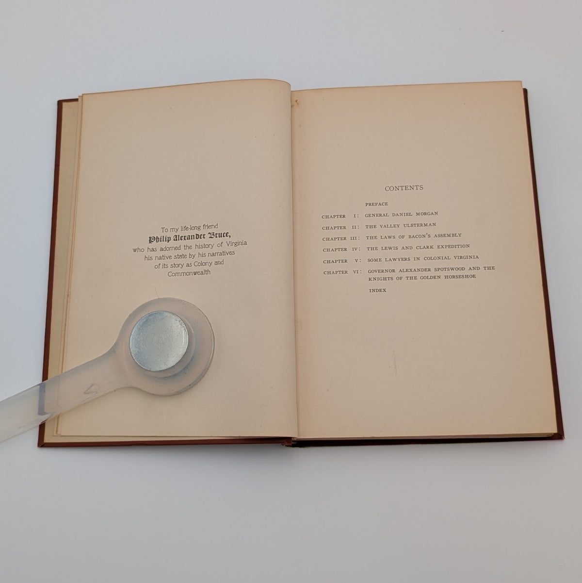 Men and Events: Chapters of Virginia History - Armistead C. Gordon — First Edition (1923) - McClure Co., Staunton VA