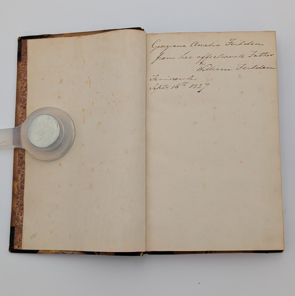 1816 11th Edition — The Lady of the Lake by Walter Scott, Esq. — Quarter Leather — Feilden Baronet MP Inscription