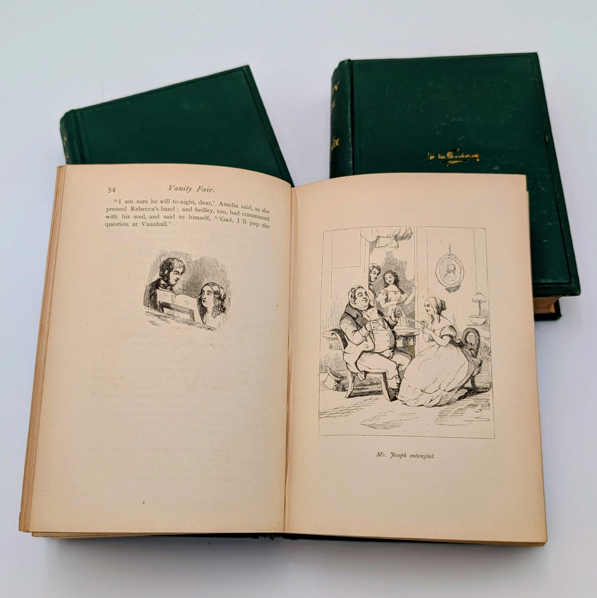 1865 VANITY FAIR • 3‑Volume Set • W.M. Thackeray • Harper & Brothers • Illustrated • Scarce