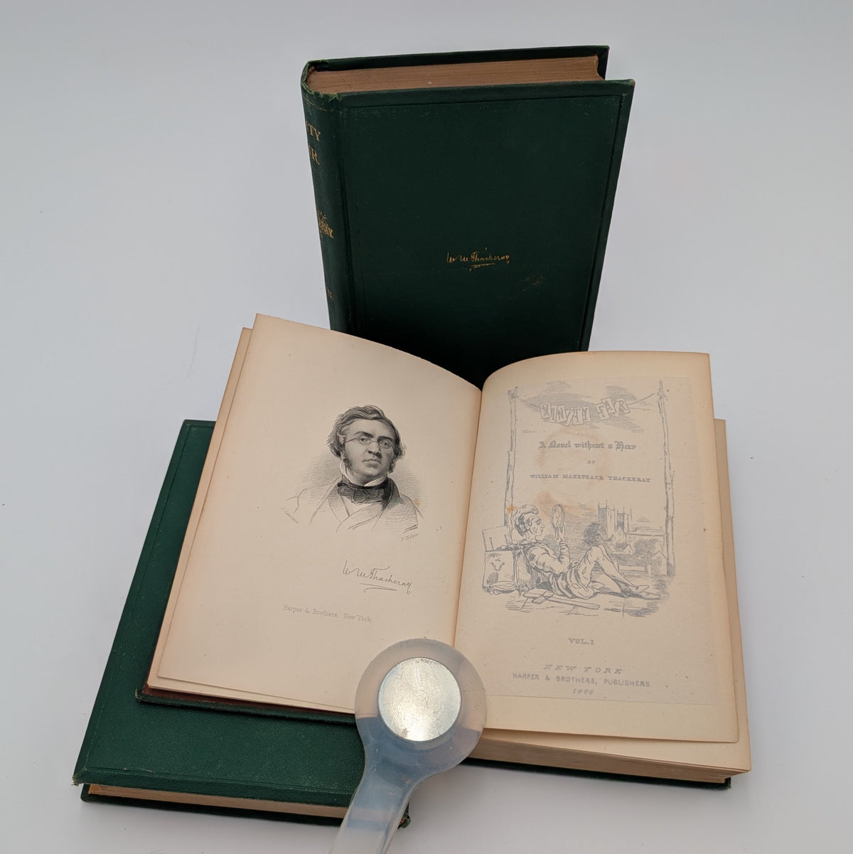 1865 VANITY FAIR • 3‑Volume Set • W.M. Thackeray • Harper & Brothers • Illustrated • Scarce
