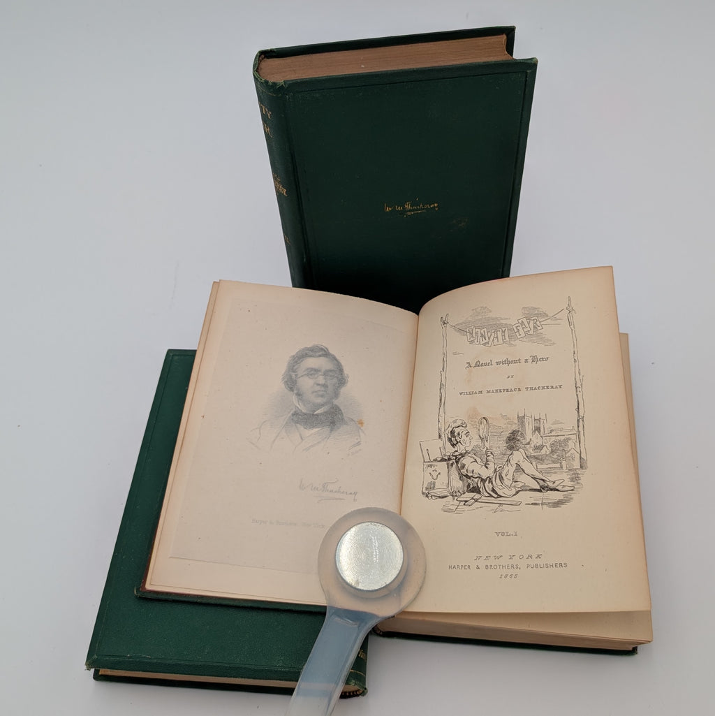1865 VANITY FAIR • 3‑Volume Set • W.M. Thackeray • Harper & Brothers • Illustrated • Scarce