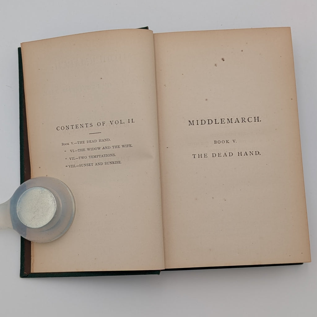 1873 MIDDLEMARCH • George Eliot • Harper & Brothers • SCARCE 2‑Volume Set • A Study of Provincial Life