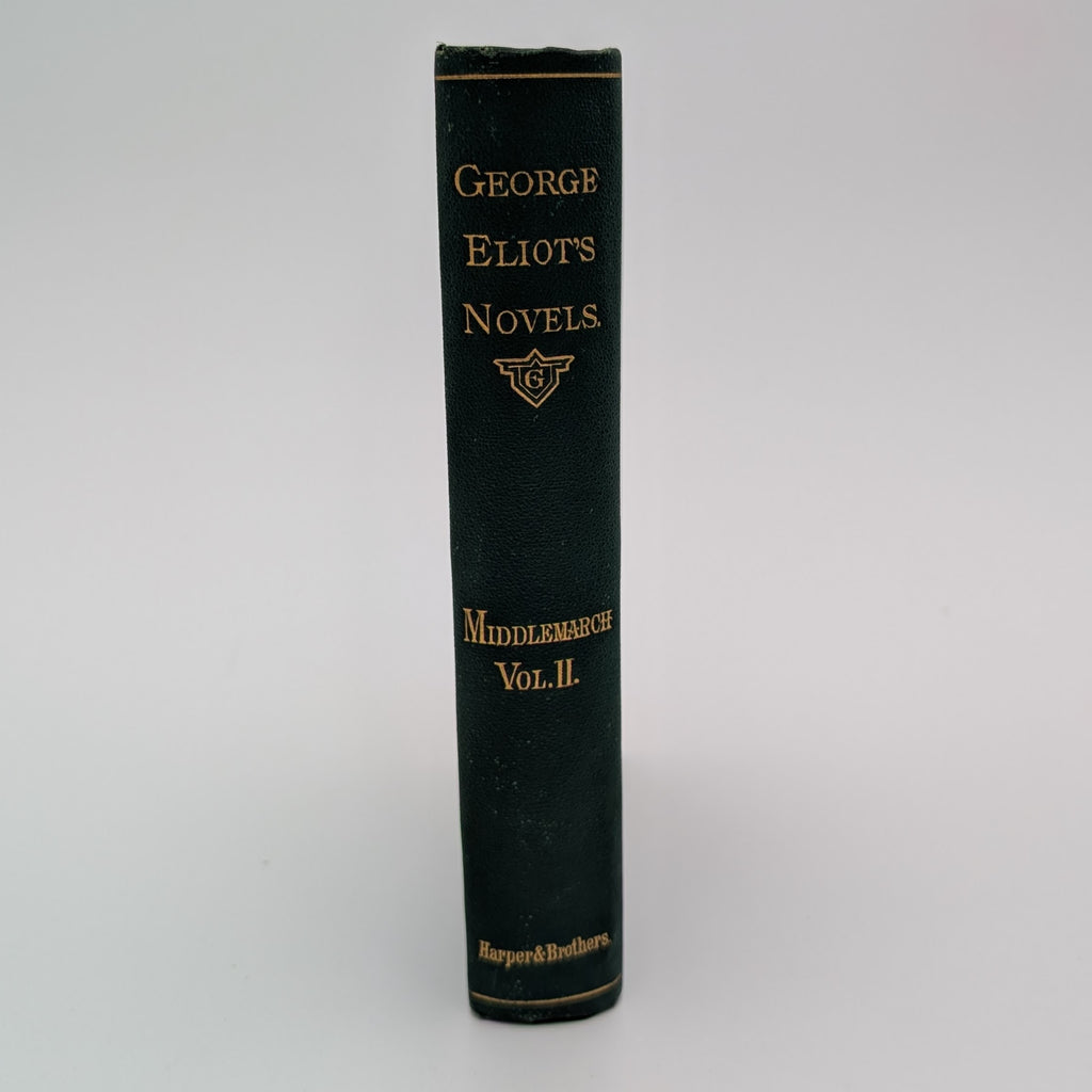 1873 MIDDLEMARCH • George Eliot • Harper & Brothers • SCARCE 2‑Volume Set • A Study of Provincial Life