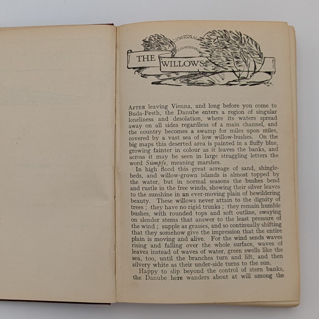 RARE c.1910 U.K. Edition — The Willows and Other Queer Tales — Algernon Blackwood — Illustrated by Sidney Stanley — Collins’ Clear‑Type Press