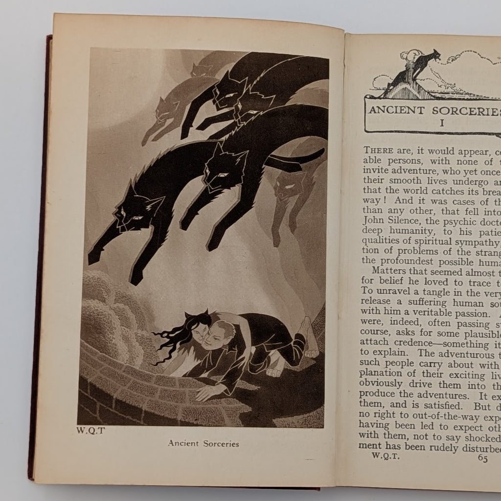 RARE c.1910 U.K. Edition — The Willows and Other Queer Tales — Algernon Blackwood — Illustrated by Sidney Stanley — Collins’ Clear‑Type Press