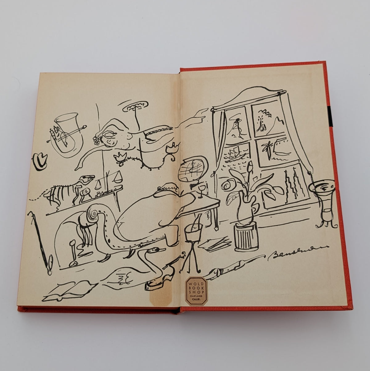 Small Beer – Limited Edition #71/175 with Original Full-Page Drawing Signed & Captioned by Ludwig Bemelmans (1939 Viking)