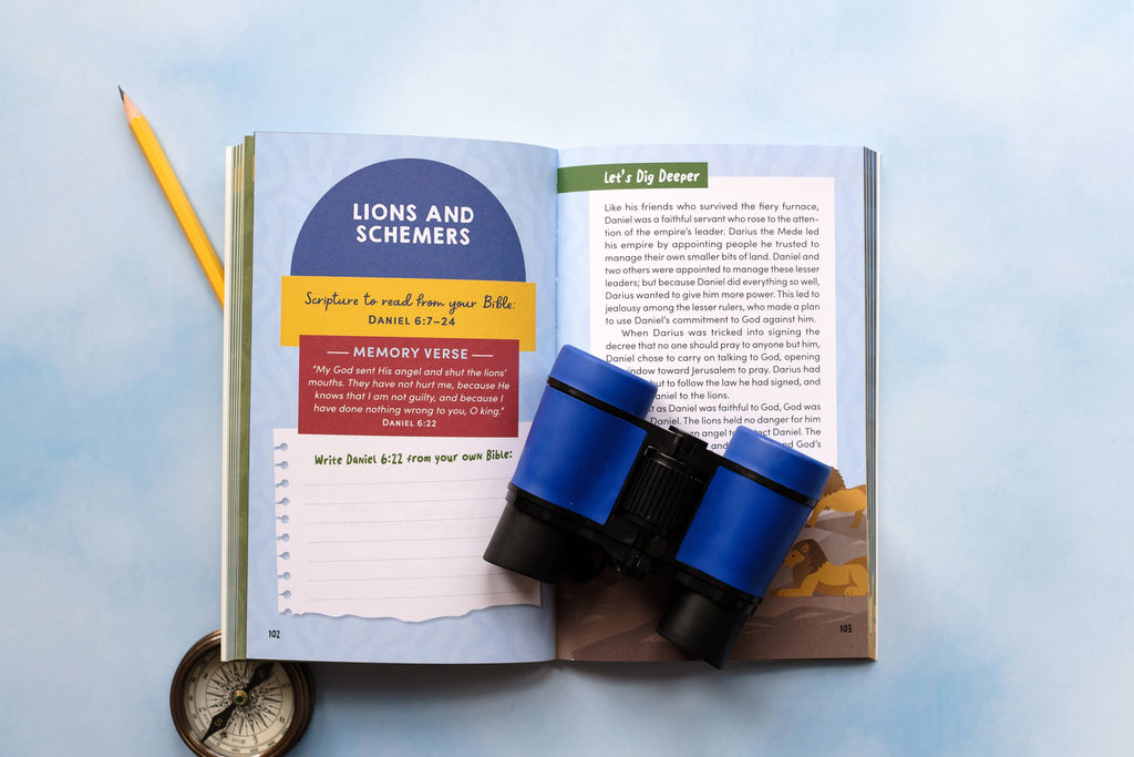 Kids' Bible Adventure Notebook: Easy-to-Follow Bible Studies