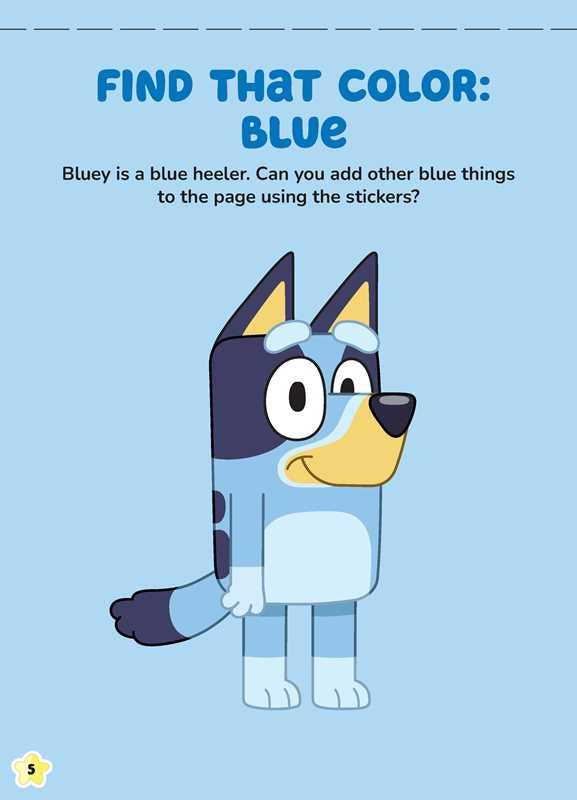 Bluey: Hooray for Stickers by Dienesa Le: Paperback; 104 pages / English