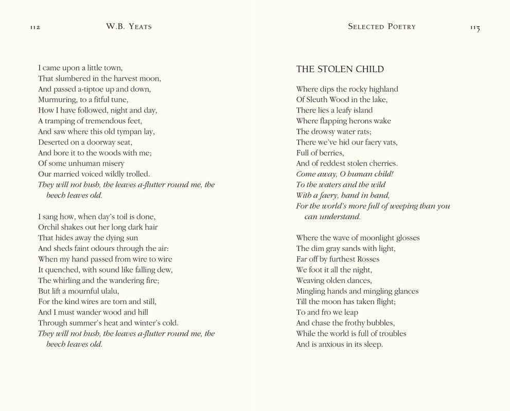 W.B. Yeats Selected Poetry by W.B. Yeats: Hardcover; 416 pages / English