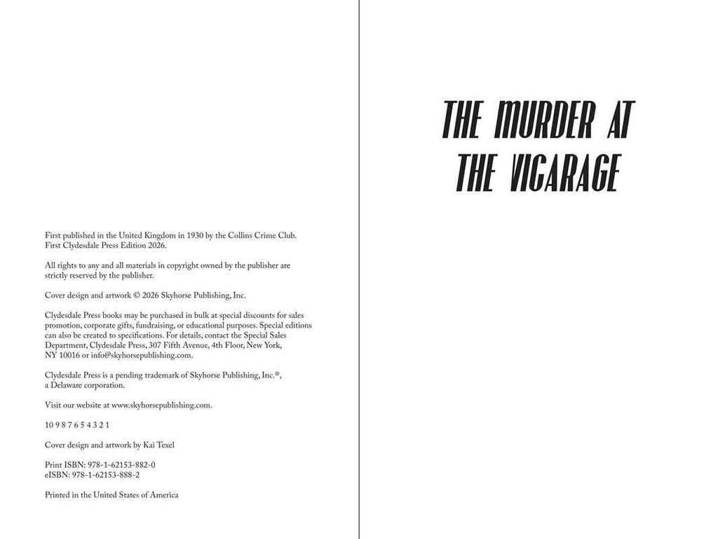 Murder at the Vicarage by Agatha Christie: Hardcover; 288 pages / English