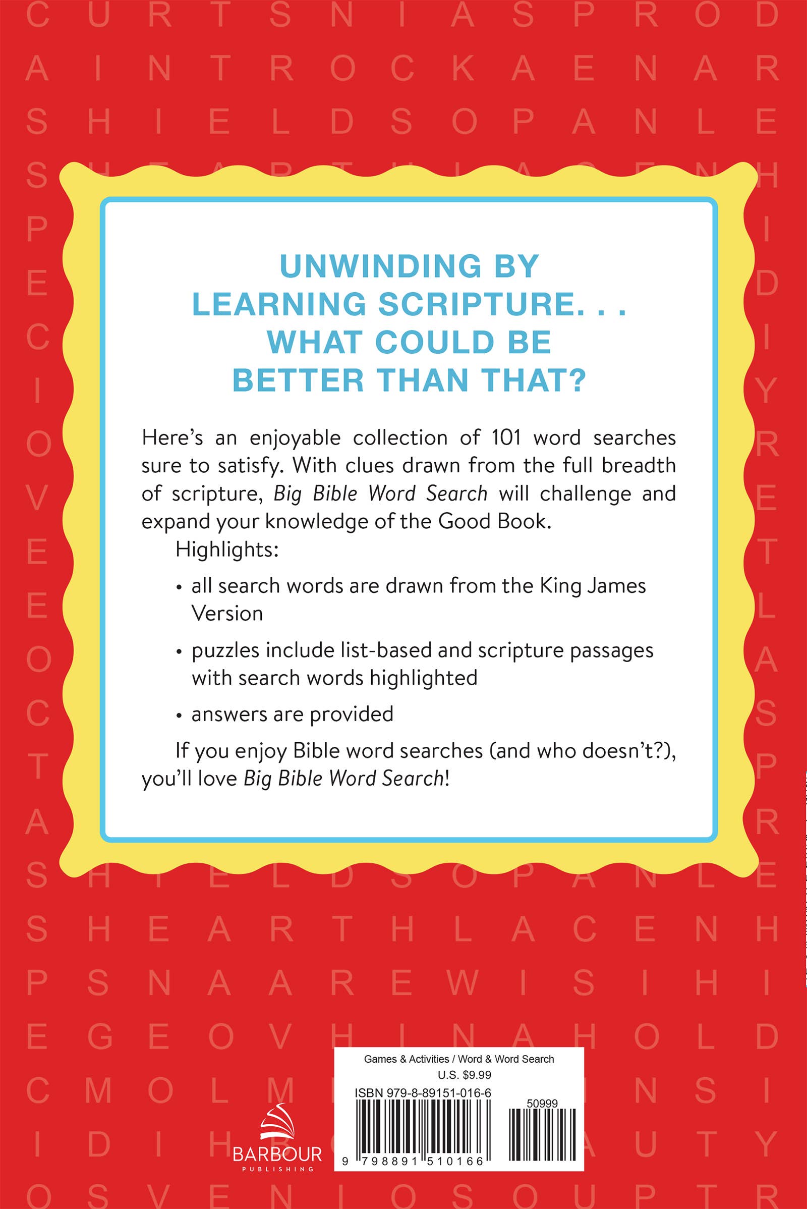 Big Bible Word Search: 101 Puzzles!