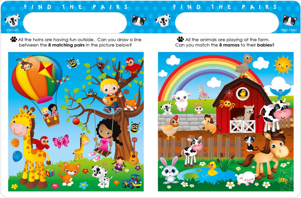 Write & Wipe Picture Puzzles