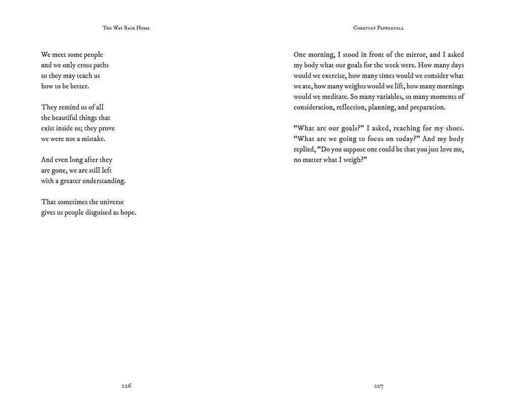 Way Back Home by Courtney  Peppernell: Paperback; 240 pages / English