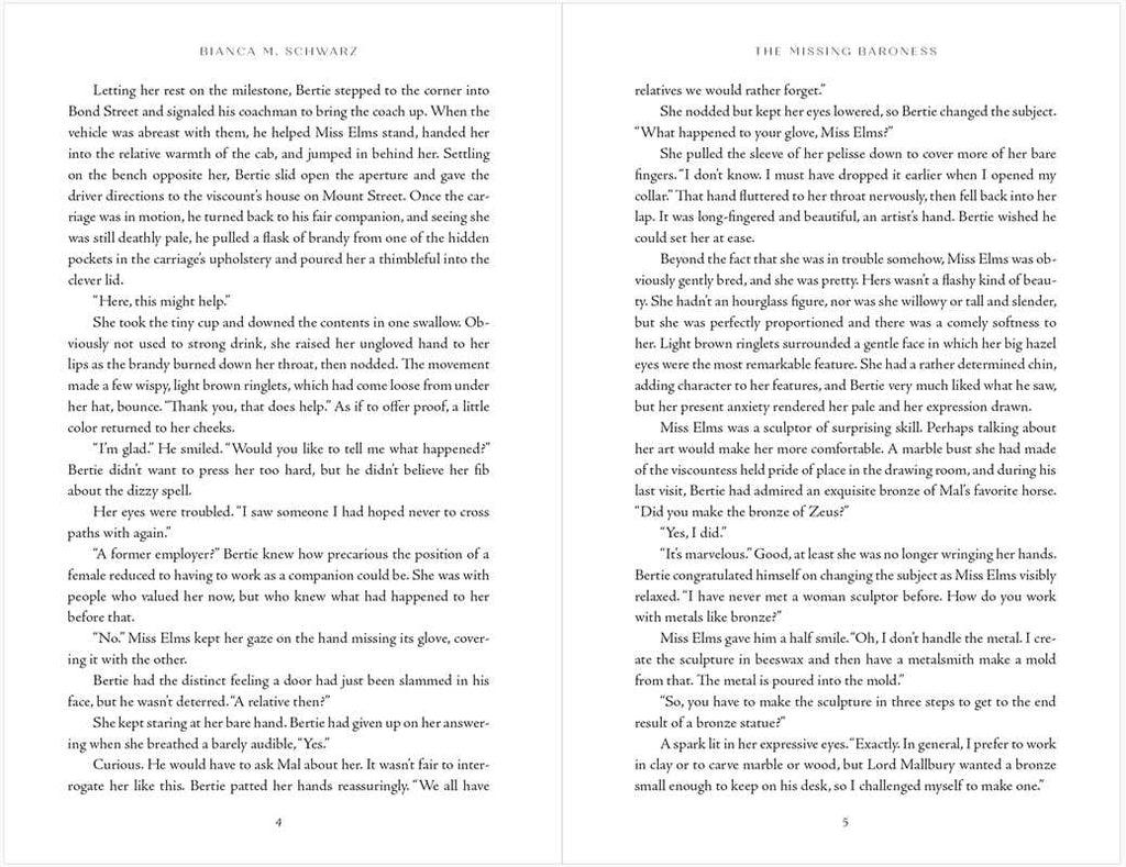 Missing Baroness by Bianca  M. Schwarz: Paperback; 256 pages / English