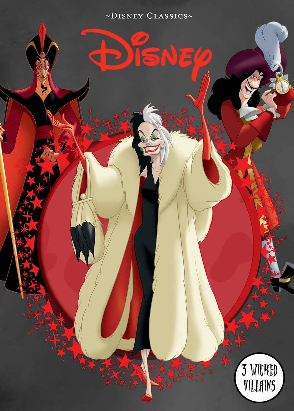 Disney Classics: 3 Wicked Villains (Disney Die-Cut Classics)