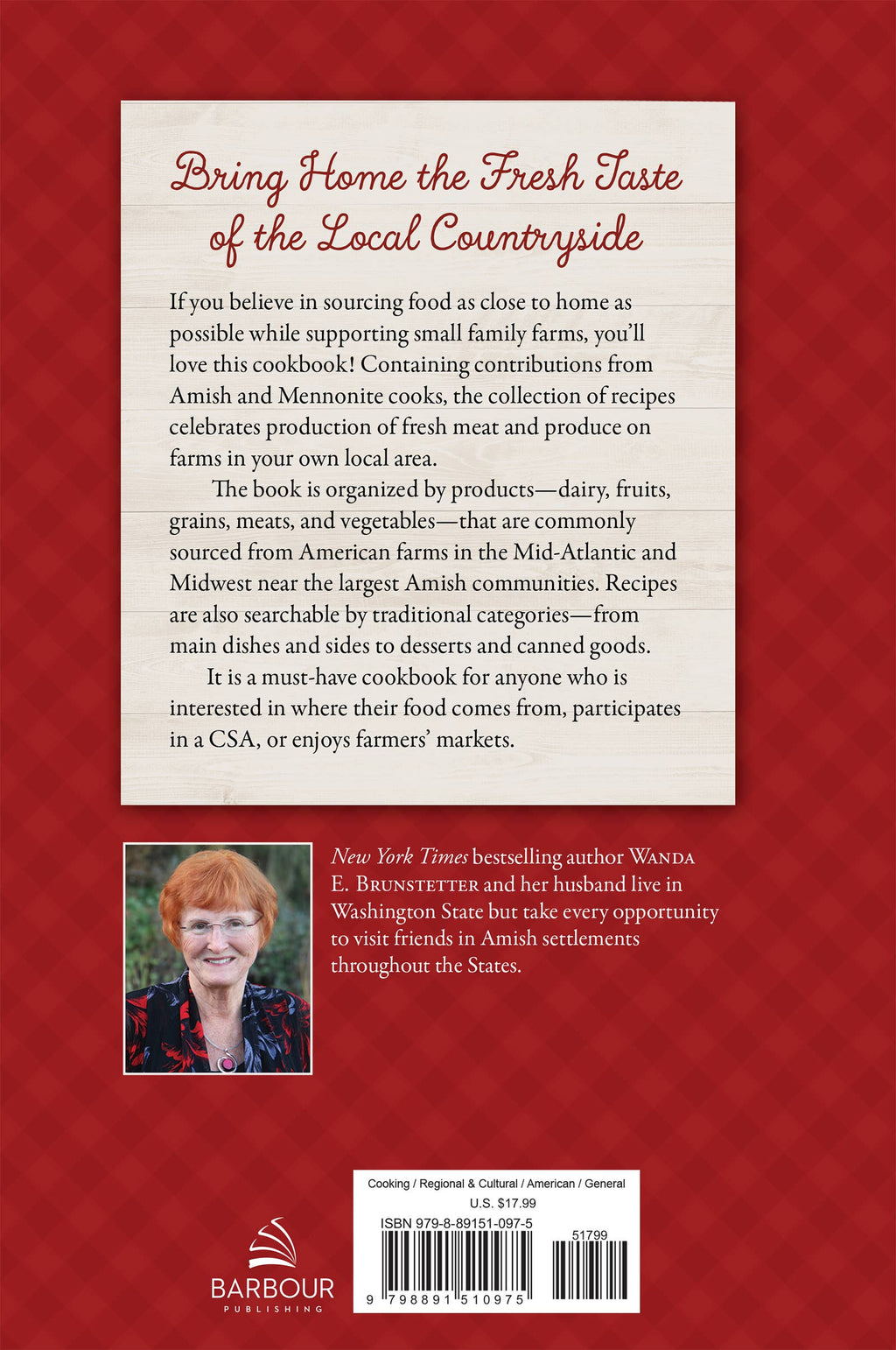 Wanda E. Brunstetter's Amish Friends Farm-to-Table Cookbook