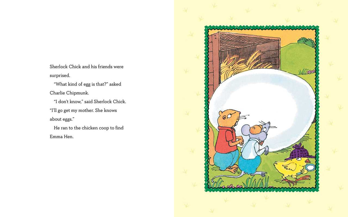 Sherlock Chick and the Giant Egg Mystery by Robert Quackenbush: Paperback; 48 pages / English