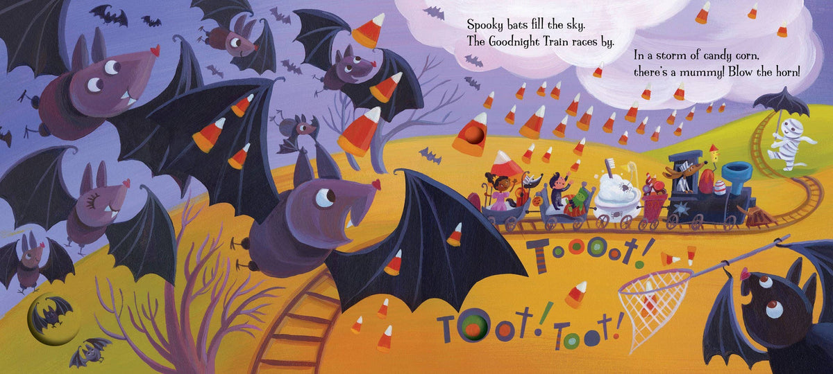 Goodnight Train Halloween Board Book : June Sobel