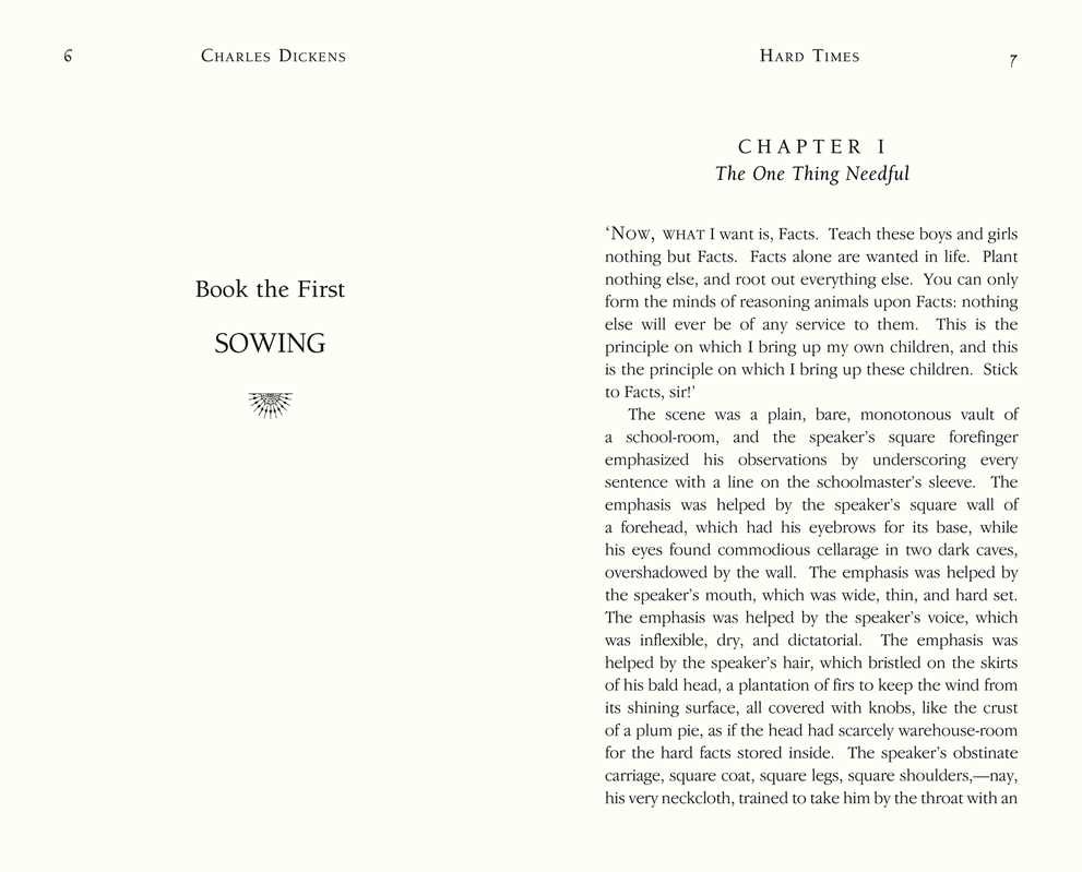 Hard Times by Charles Dickens: Hardcover; 384 pages / English
