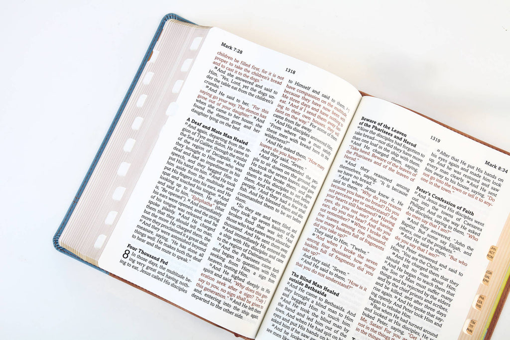 The Barbour Simplified KJV--Large Print [Rust & Stone Cross]