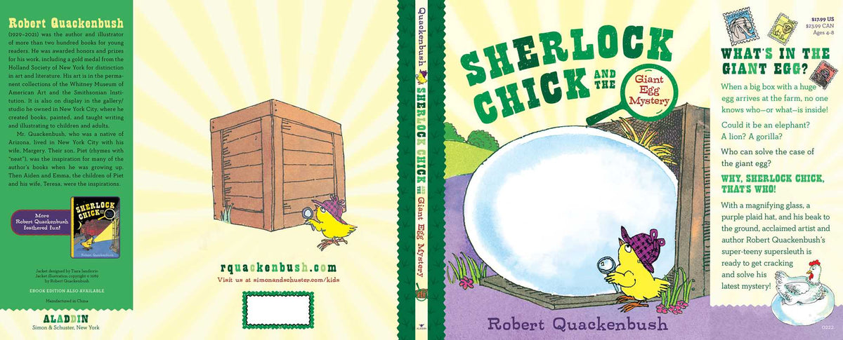 Sherlock Chick and the Giant Egg Mystery by Robert Quackenbush: Hardcover; 48 pages / English