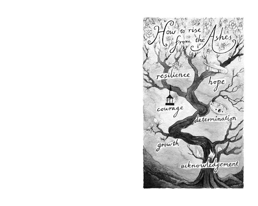 Out of the Ashes by Courtney  Peppernell: Paperback; 224 pages / English