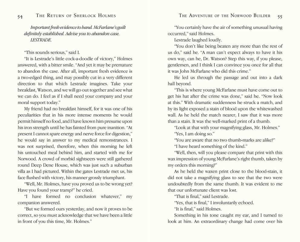Return of Sherlock Holmes by Sir Arthur Conan Doyle: Hardcover; 416 pages / English