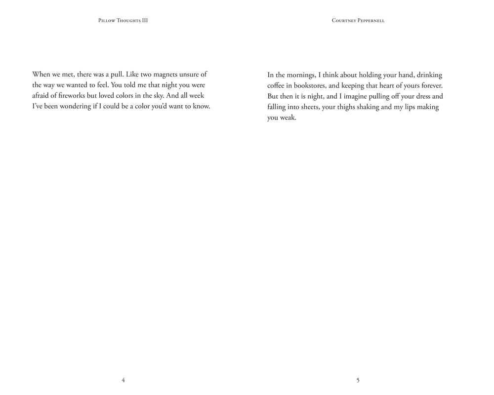 Pillow Thoughts III by Courtney  Peppernell: Paperback; 224 pages / English