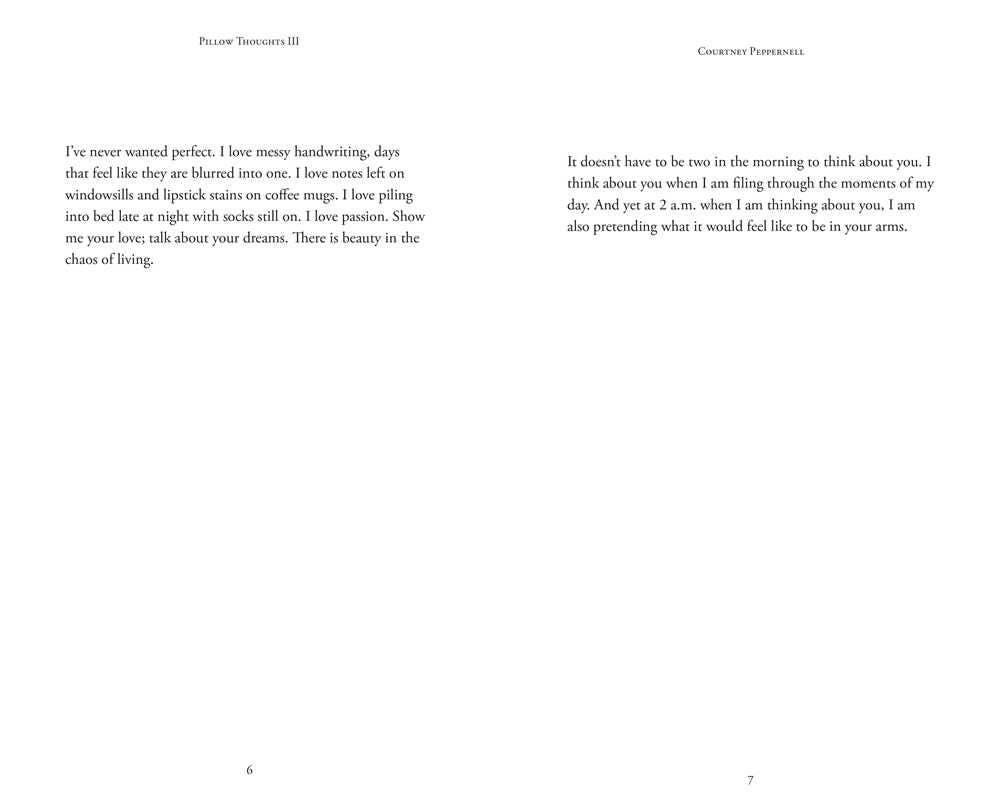 Pillow Thoughts III by Courtney  Peppernell: Paperback; 224 pages / English