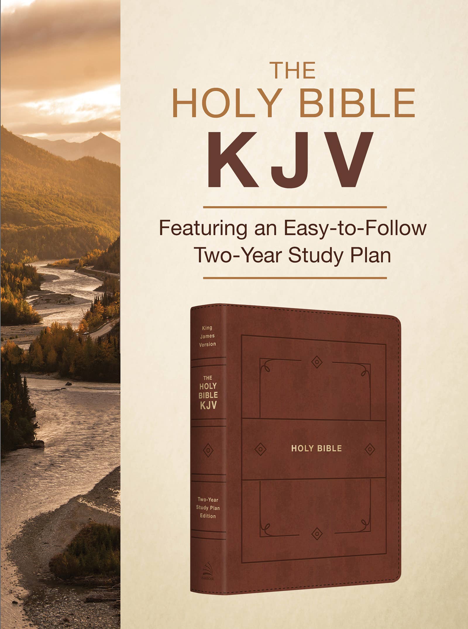 The Holy Bible KJV [Cinnamon & Gold]