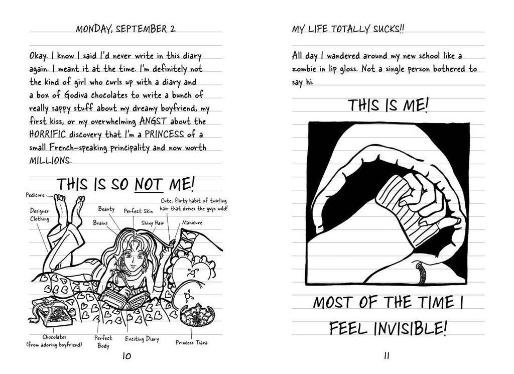 Dork Diaries 1 by Rachel Renée Russell: Paper Over Board; 352 pages / English