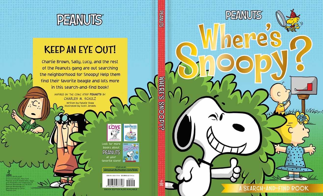 Where's Snoopy? by Charles  M. Schulz: Paper Over Board; 32 pages / English