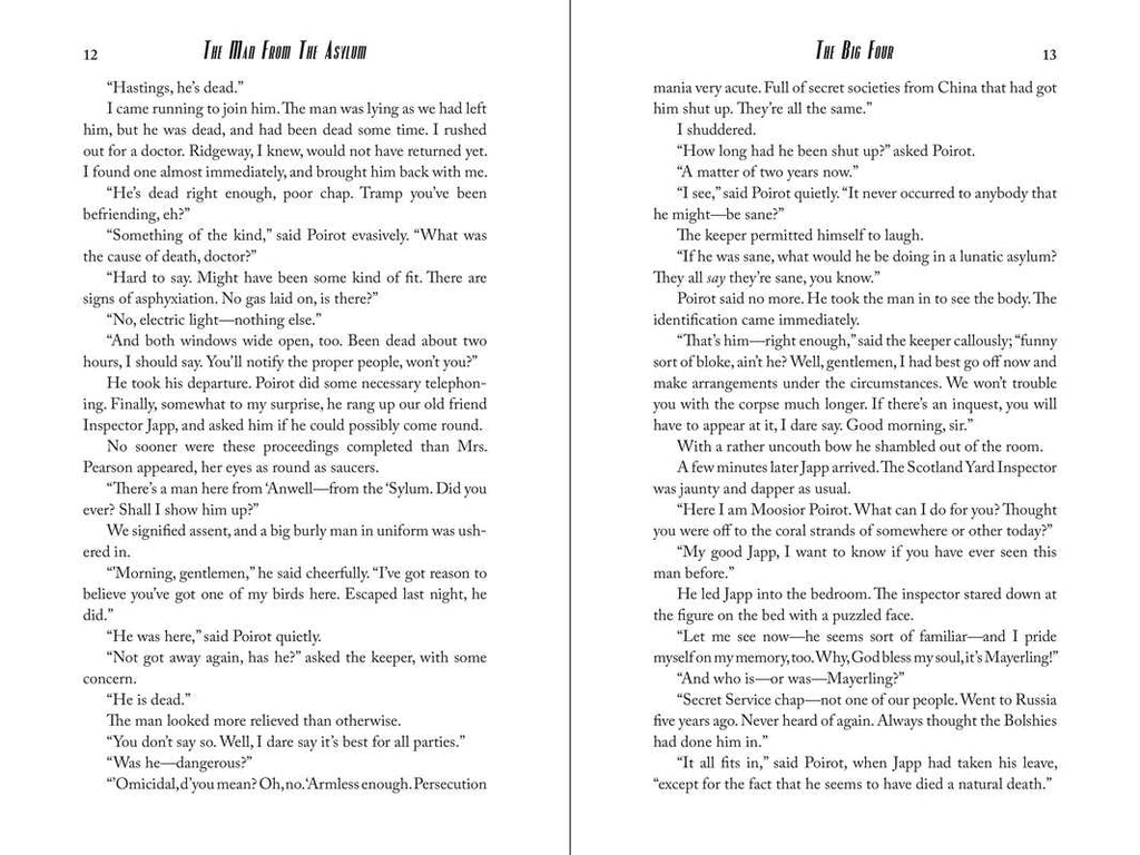 Big Four by Agatha Christie: Paper Over Board; 216 pages / English